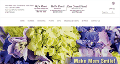 Desktop Screenshot of eastgrandfloral.net